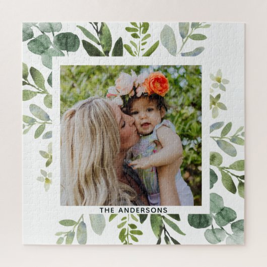 Eukalyptus Green Foliage Family Foto Square Puzzle (Vertikal)