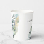 Eukalyptus Green Foliage Pappbecher (Rechts)