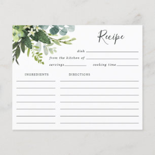 Eukalyptus Green Foliage Rezept Card