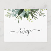 Eukalyptus Green Foliage UAWG Einladungspostkarte (Vorderseite)