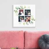 Eukalyptus Green Foliage Wedding Foto Square Leinwanddruck (Insitu (Wohnzimmer))