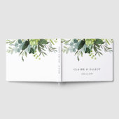Eukalyptus Green Foliage Wedding Guest Book Gästebuch (Voll)