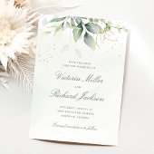 Eukalyptus Green Foliage Wedding Save The Date