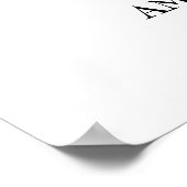 Eukalyptus Green Foliage Wedding Welcome Poster (Ecke)