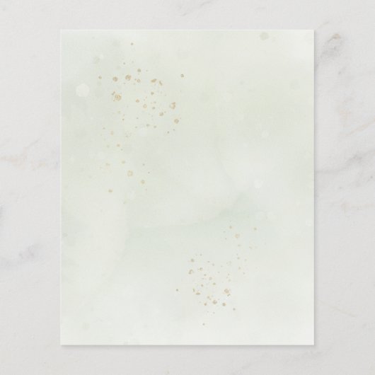 Eukalyptus Green Folies Save the Date (Rückseite)