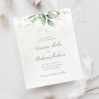 Eukalyptus Green Folies Save the Date