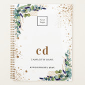 Eukalyptus green gold business logo 2025 planer (Vorderseite)