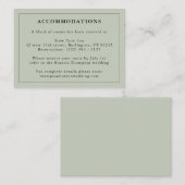 Eukalyptus Green Hotel Unterkunft Informationen Begleitkarte (Vorne/Hinten)