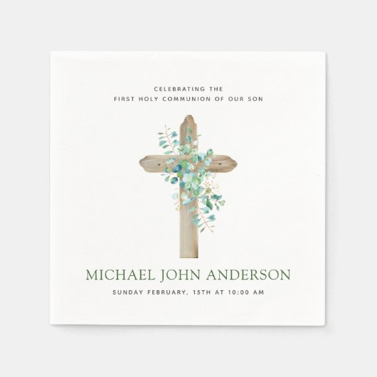 Eukalyptus Green Napkins Serviette (Vorderseite)