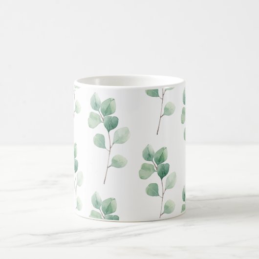 Eukalyptus Green Pattern Kaffeetasse (Mittel)