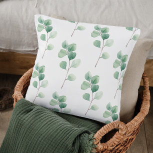 Eukalyptus Green Pattern Kissen