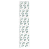 Eukalyptus Green Pattern Kurzer Tischläufer (Vorderseite)