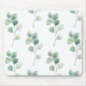 Eukalyptus Green Pattern Mousepad (Vorne)