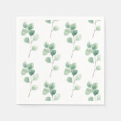 Eukalyptus Green Pattern Serviette (Vorderseite)