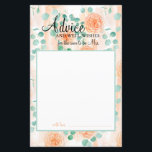 Eukalyptus Green Peach Floral Bridge Advice Card<br><div class="desc">Das Design besticht durch eine weiche Aquarellfarbe,  Eukalyptusstiele und eine orange/pfirsichfarbene Blüte. Koordination des Designs auf der Rückseite. Personalisieren Sie Ihre Veranstaltungsdetails einfach und schnell,  indem Sie einfach den Knopf Anpassen drücken. In unserem Zazzle-Shop finden Sie passende Artikel,  um Ihre Veranstaltungskollektion abzuschließen!</div>