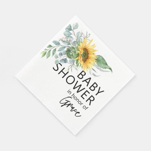 Eukalyptus Greener Baby Dusche Serviette (Ecke)