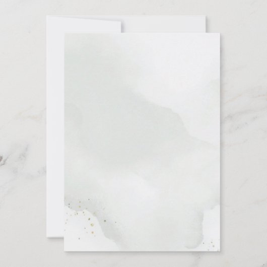 Eukalyptus Greenerage Foliage Botanisch Save The Date (Rückseite)