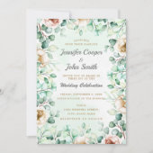 Eukalyptus Greenerage Foliage Einladung (Vorderseite)