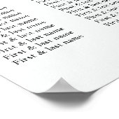 Eukalyptus Greenerage Foliage Hochzeitssattel Poster (Ecke)