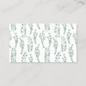 Eukalyptus Greenerding Website QR Code Card Visitenkarte (Rückseite)