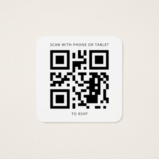 Eukalyptus Greenerding Wedding QR Code RSVP Card (Rückseite)