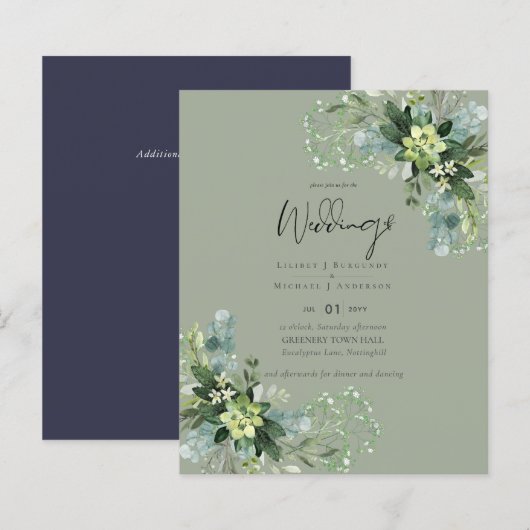Eukalyptus Greenerenerage Foliage Wedding (Vorne/Hinten)