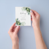 Eukalyptus Greenerenerage Foliage Wedding Flyer (Gruppe)
