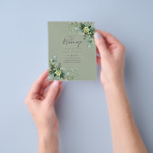 Eukalyptus Greenerenerage Foliage Wedding Flyer (Gruppe)