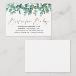 Eukalyptus Greenerenery Baby Shower Books for Baby Begleitkarte