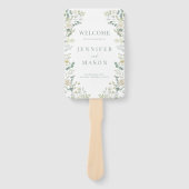 Eukalyptus Greenerenery Blätter Boho Wedding Progr Fächer (Vorderseite)