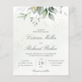 Eukalyptus Greenerenery Blätter Elegant Wedding (Vorderseite)