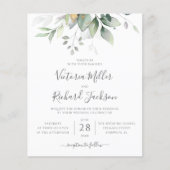 Eukalyptus Greenerenery Blätter Elegant Wedding (Vorderseite)