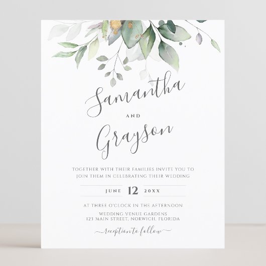 Eukalyptus Greenerenery Blätter Elegant Wedding