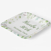 Eukalyptus Greenerenery Blätter Geburtstagsparty Pappteller (Gewinkelt)