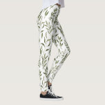 Eukalyptus Greenerenery-Blätter Muster Leggings<br><div class="desc">Eukalyptus-Blätter</div>