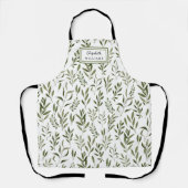 Eukalyptus Greenerenery-Blätter Muster Schürze (Vorderseite)