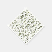 Eukalyptus Greenerenery-Blätter Muster Serviette (Ecke)