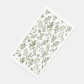 Eukalyptus Greenerenery-Blätter Muster Serviette (Ecke)