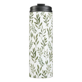 Eukalyptus Greenerenery-Blätter Muster Thermosbecher