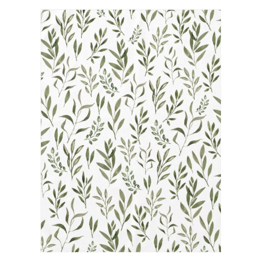 Eukalyptus Greenerenery-Blätter Muster  Tischdecke (Vorderseite)