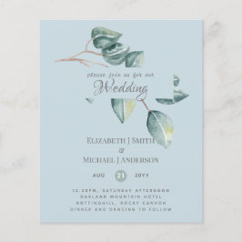 Eukalyptus Greenerenery Blätter Wedding Invites