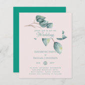 Eukalyptus Greenerenery Blätter Wedding Invites (Vorne/Hinten)