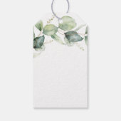 Eukalyptus Greenerenery Brautparty Vielen Dank Geschenkanhänger (Rückseite)