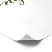 Eukalyptus Greenerenery Engagement Party Poster (Ecke)