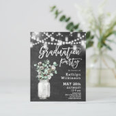 Eukalyptus Greenerenery GRAD Party Einladung (Stehend Vorderseite)