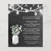 Eukalyptus Greenerenery GRAD Party Einladung (Rückseite)