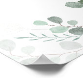 Eukalyptus Greenerenery Kinderdusche Willkommen Poster (Ecke)