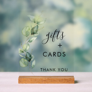 Eukalyptus Greenerenery Skriptgeschenke und Karten Acrylschild