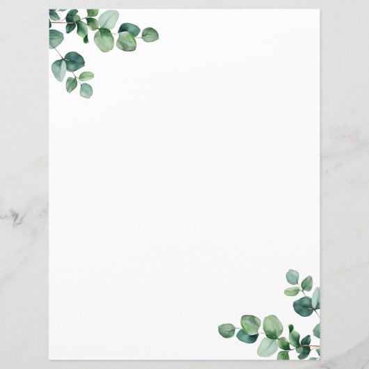 Eukalyptus Greenerery Stationery Paper (Vorderseite)