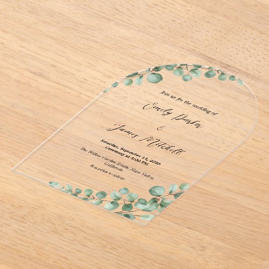 Eukalyptus Greenerity Acryleinladungen (Ablage )